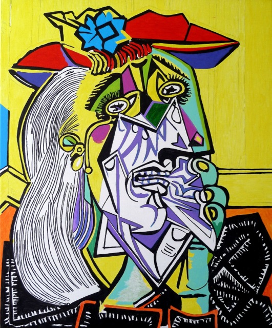 Picasso - La Femme qui pleure_WIP_09